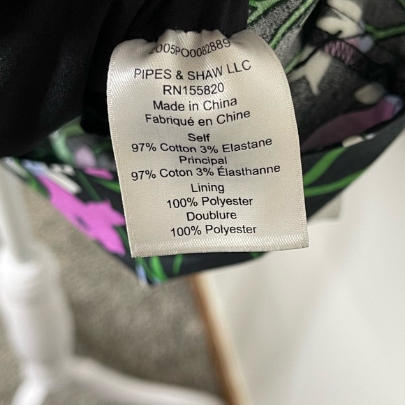 Veronica Beard Janis Ruched Floral Mini Dress Poplin Bubble Sleeves Designer 6 - Picture 13 of 14